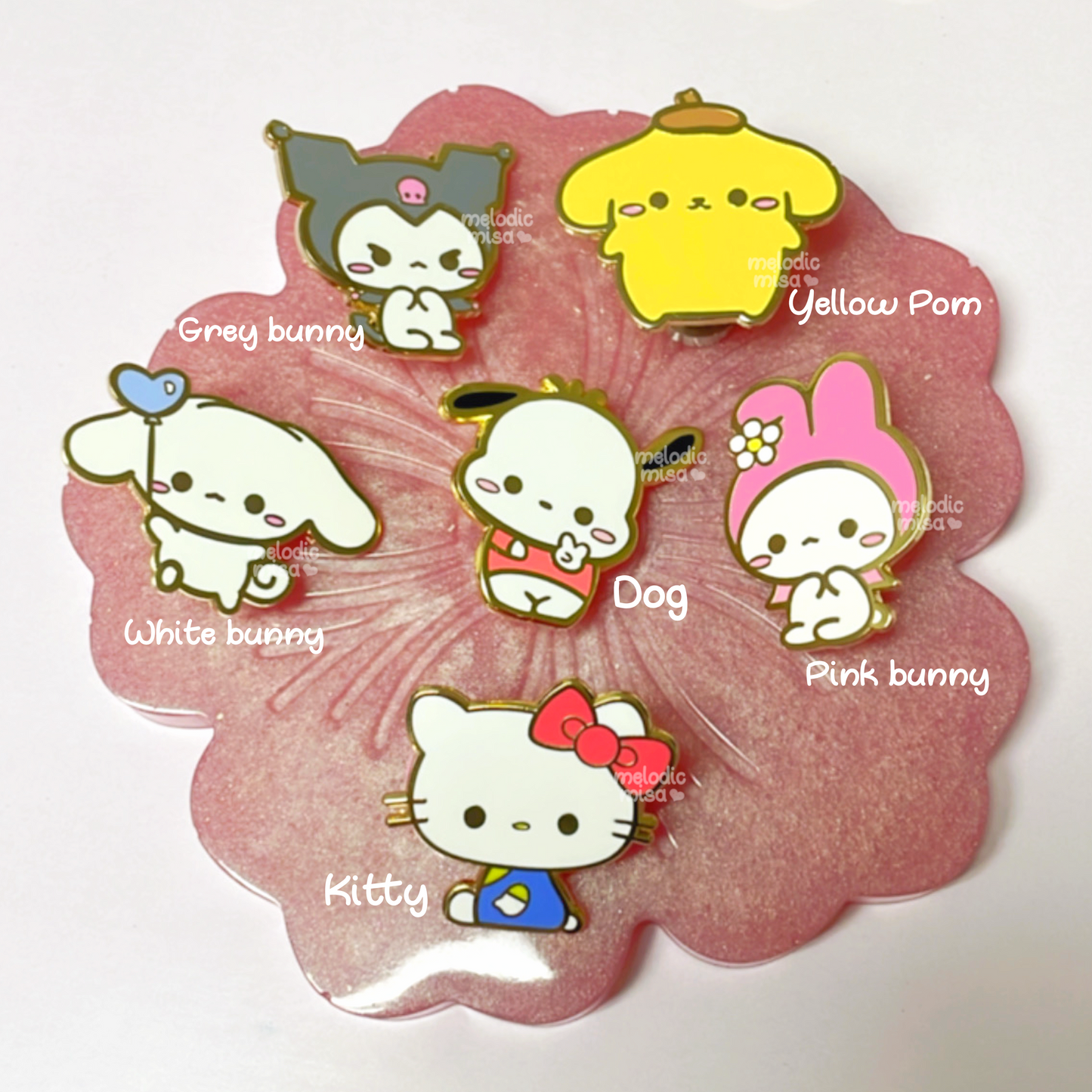 Kawaii Friends Enamel Pins