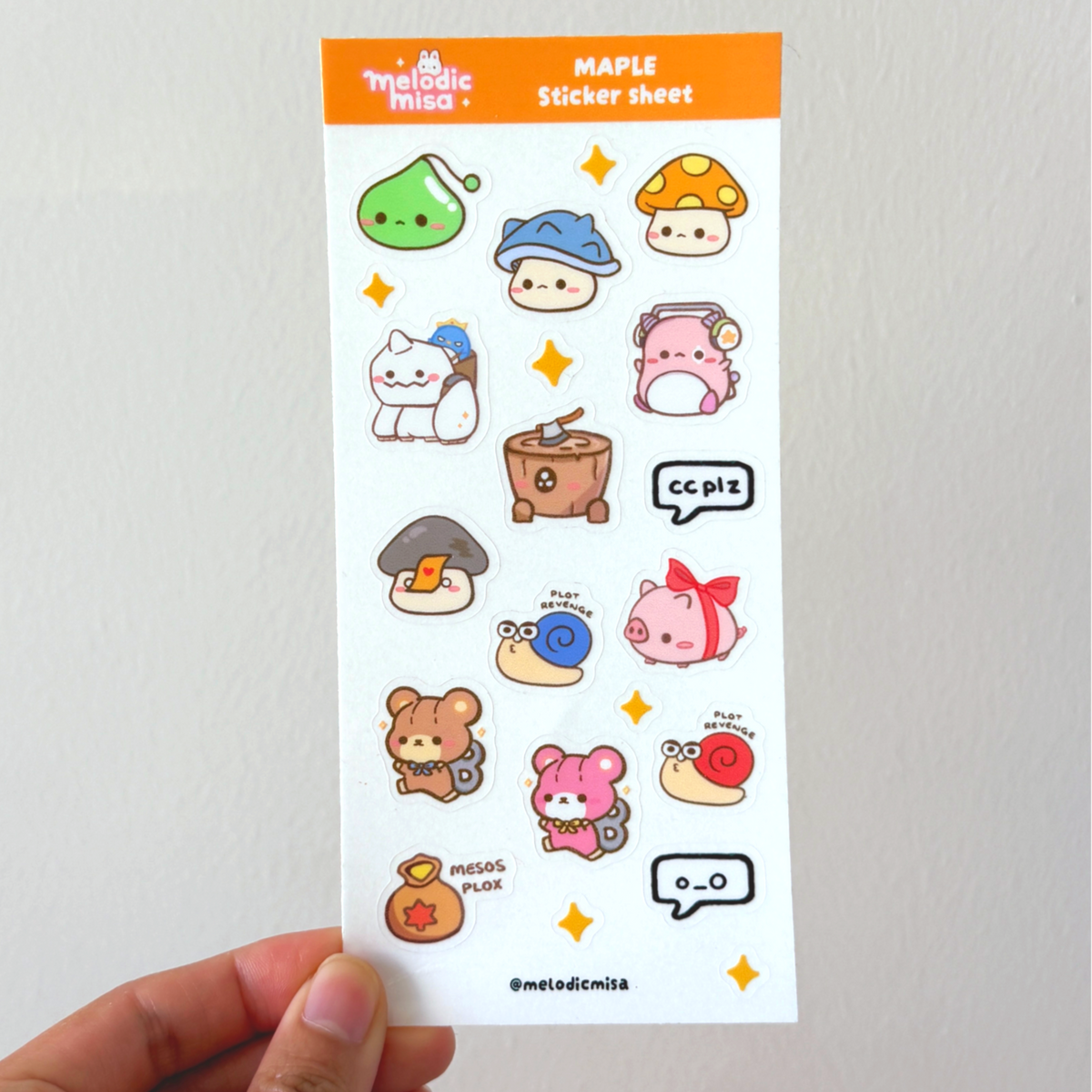 Maple Sticker Sheet