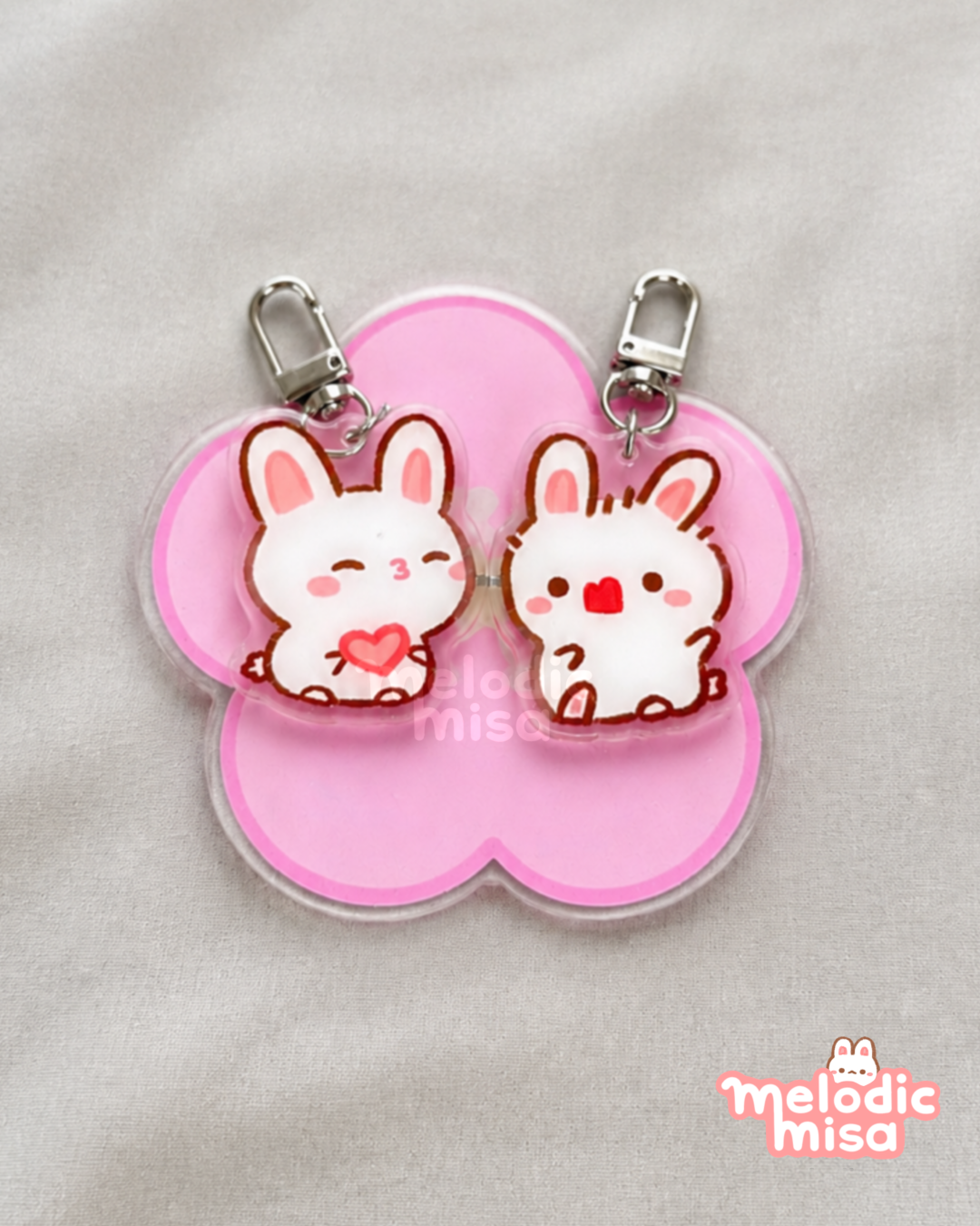 Magnetic Keychains - Bunny Cooties