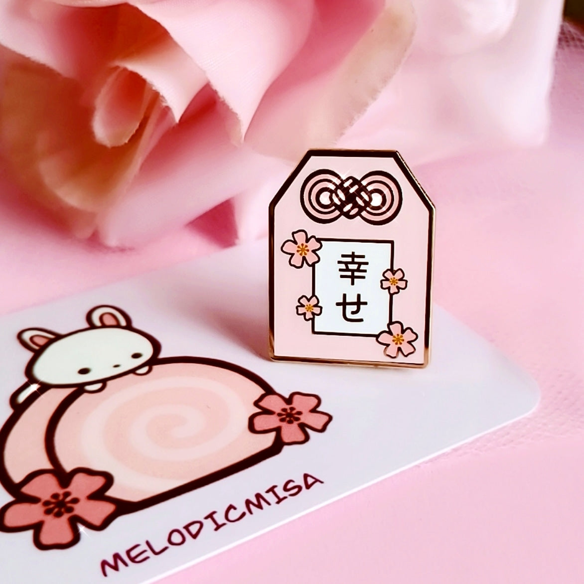 Omamori Charm Enamel Pin