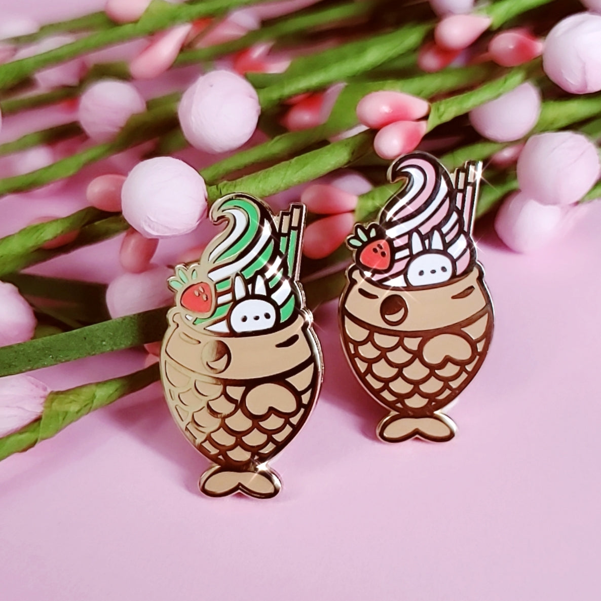 Taiyaki Enamel Pins