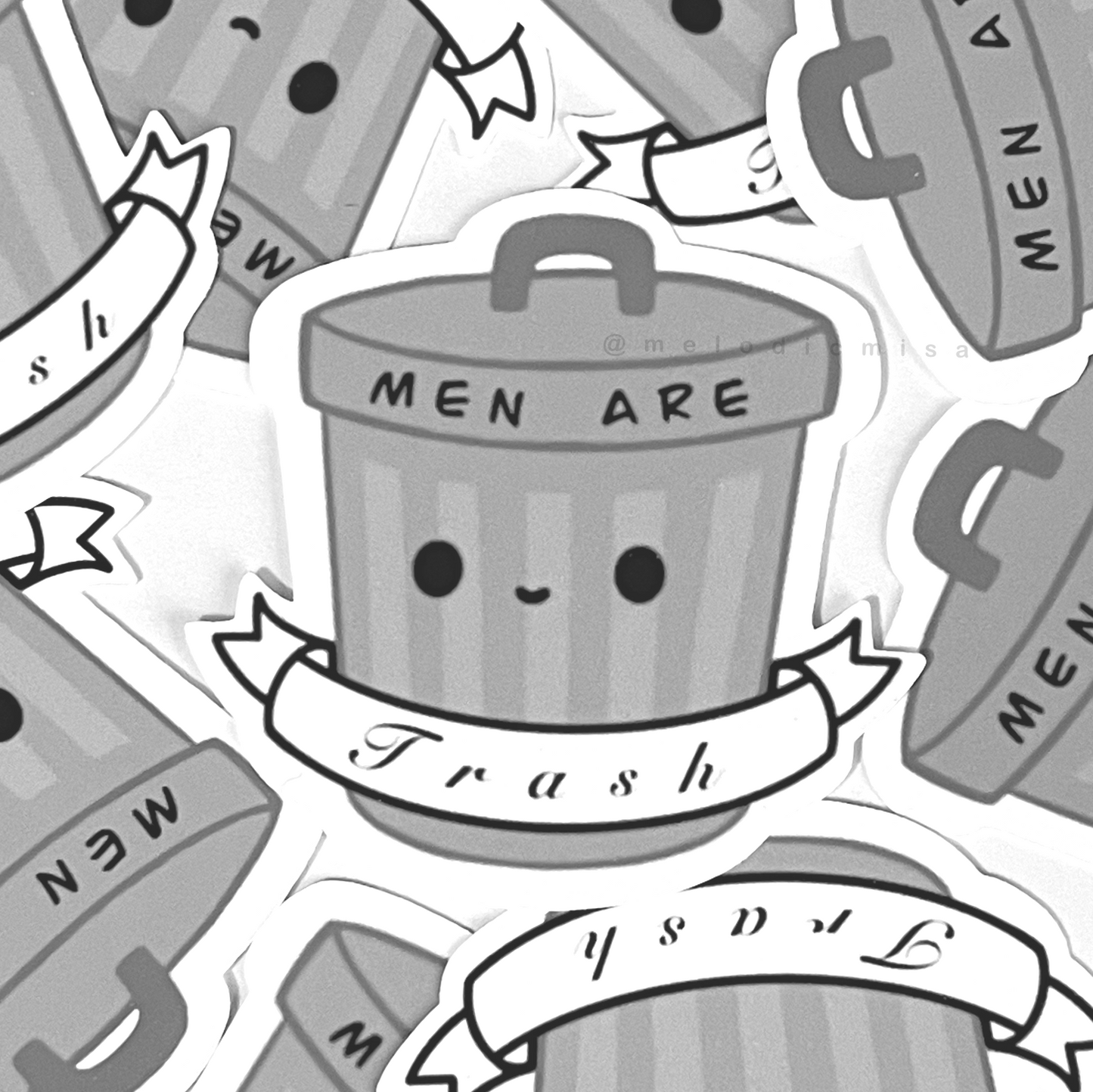 Men are Trash Sticker