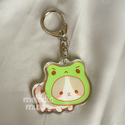 Frog Cat Keychain