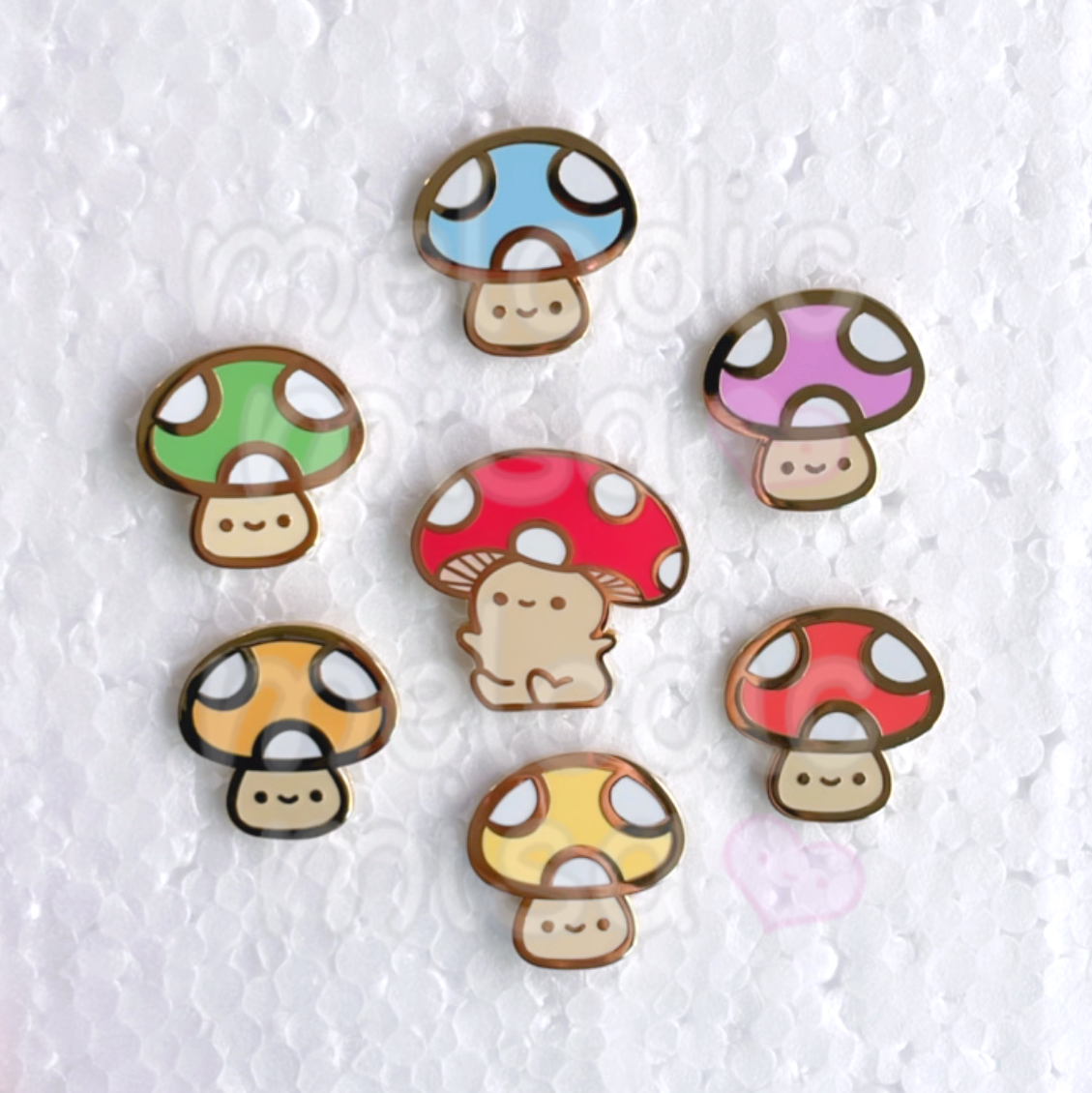 Mushroom Guy Enamel Pin