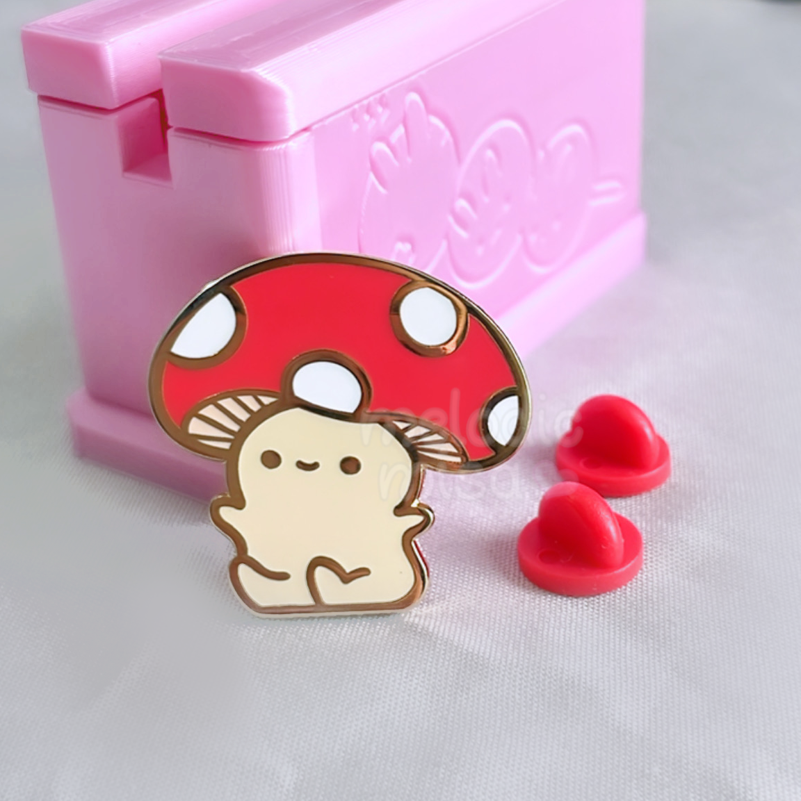 Mushroom Guy Enamel Pin