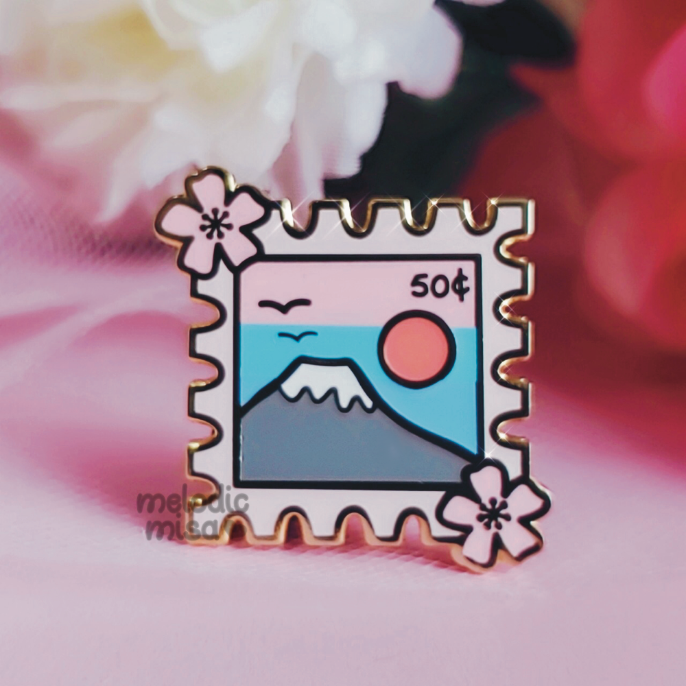 Mount Fuji Enamel Pin