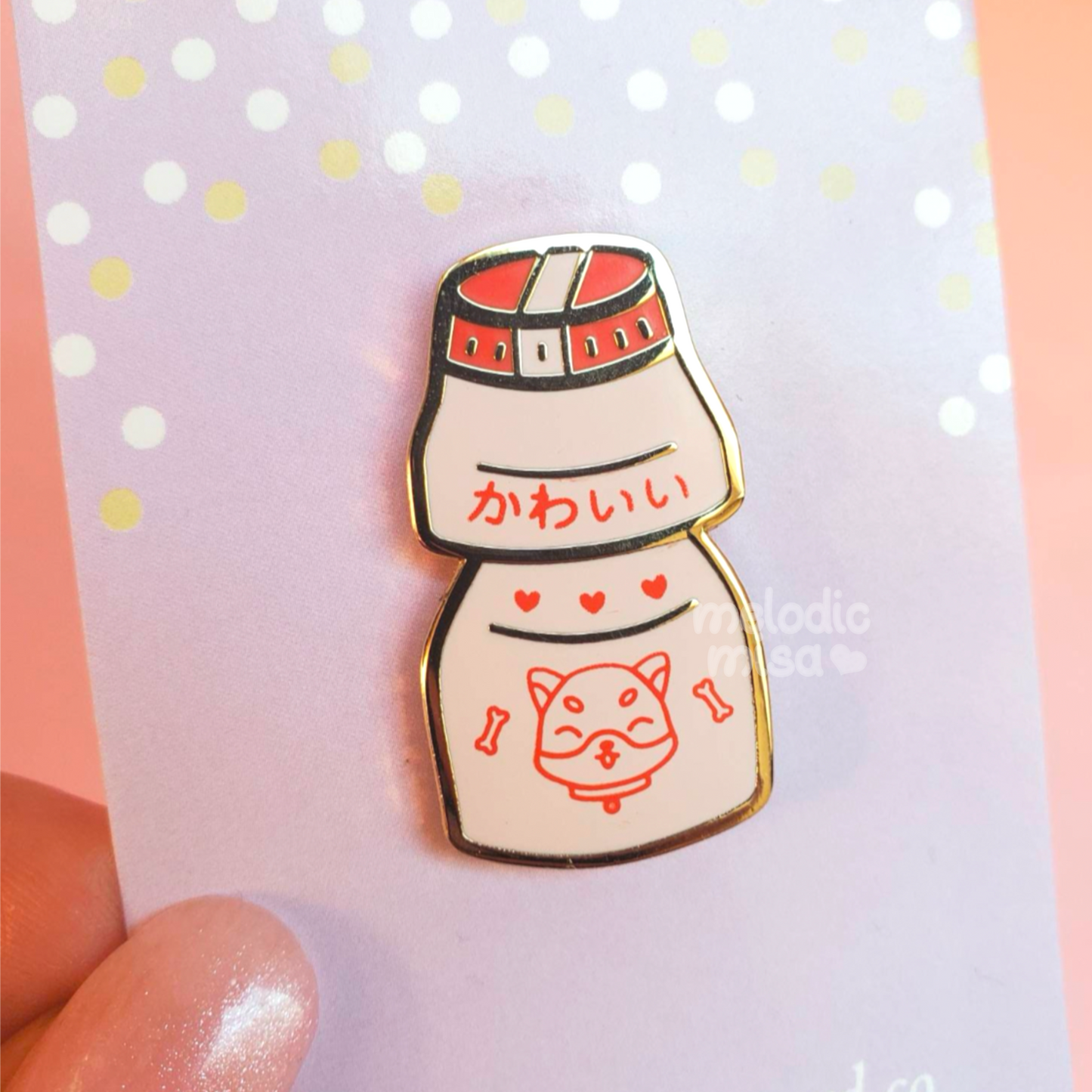 Yakult Enamel Pin