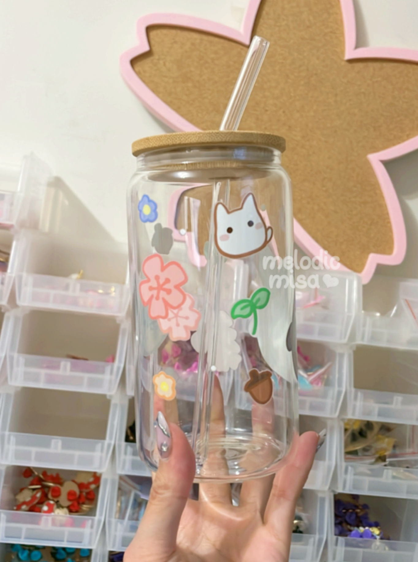 Totoro Glass Tumbler