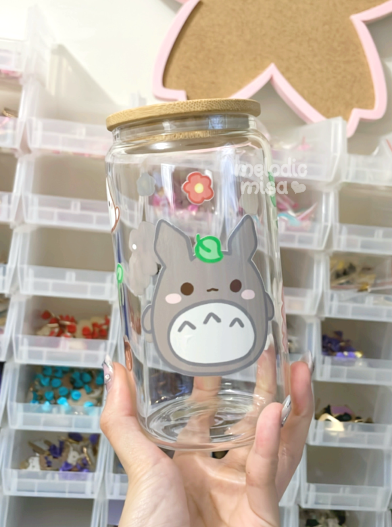 Totoro Glass Tumbler