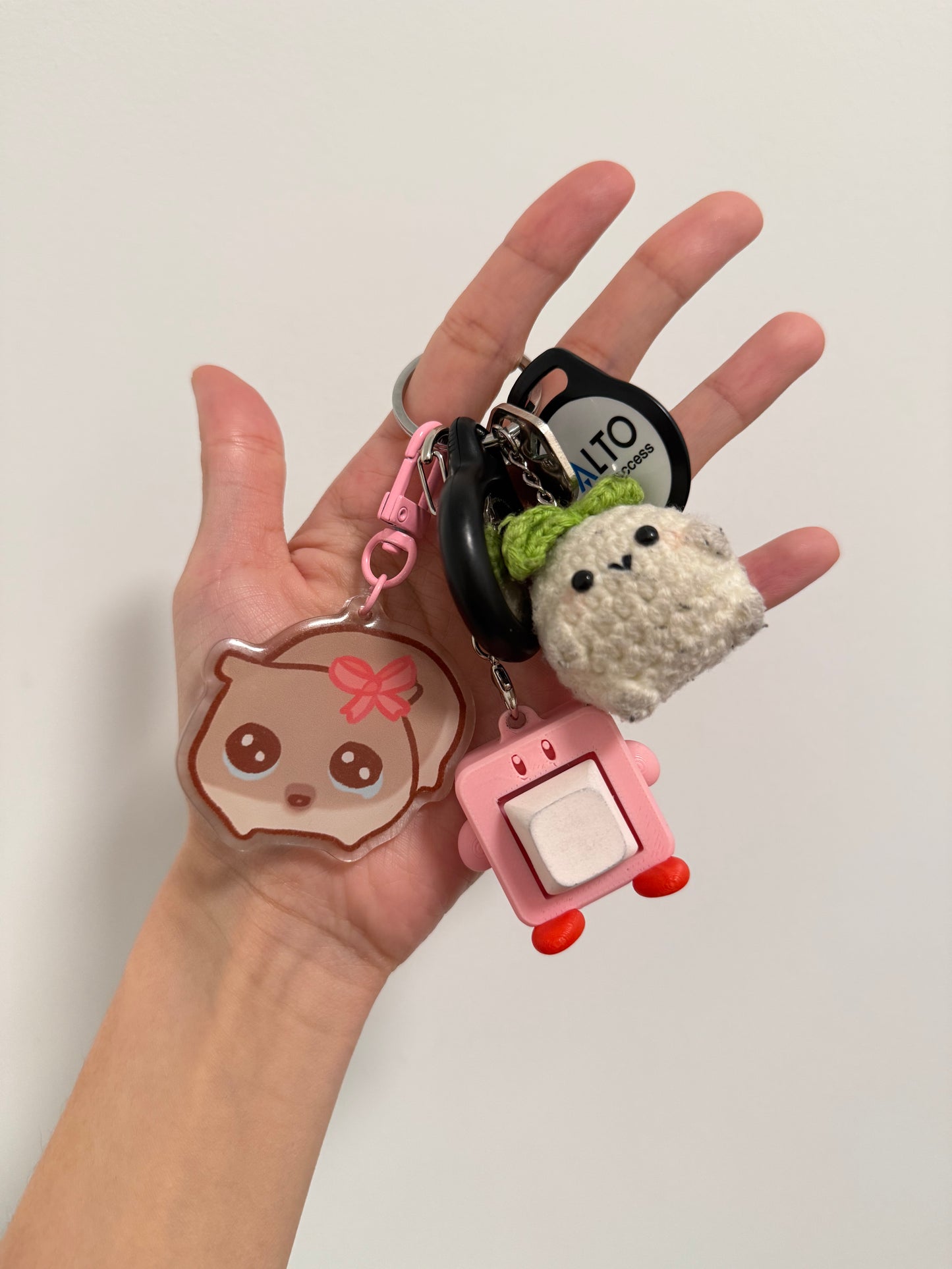 Sad Hamster Keychain