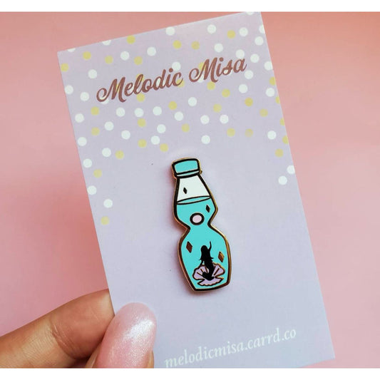 Mermaid Ramune Enamel Pin