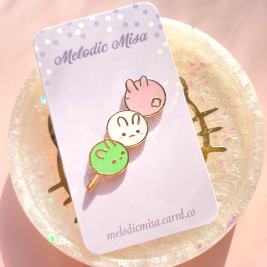 Dango Enamel Pin