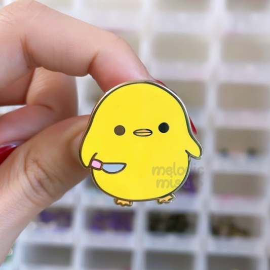 Stabby Duck Enamel Pin