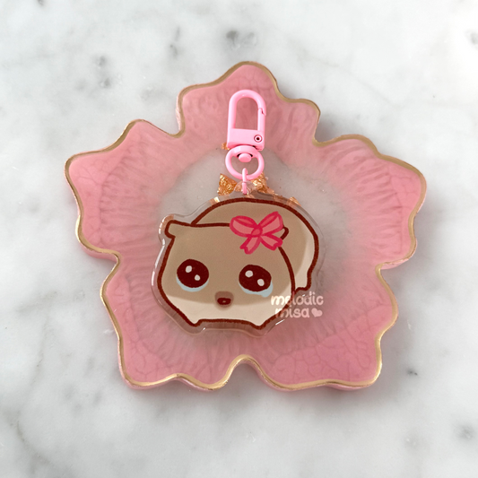Sad Hamster Keychain