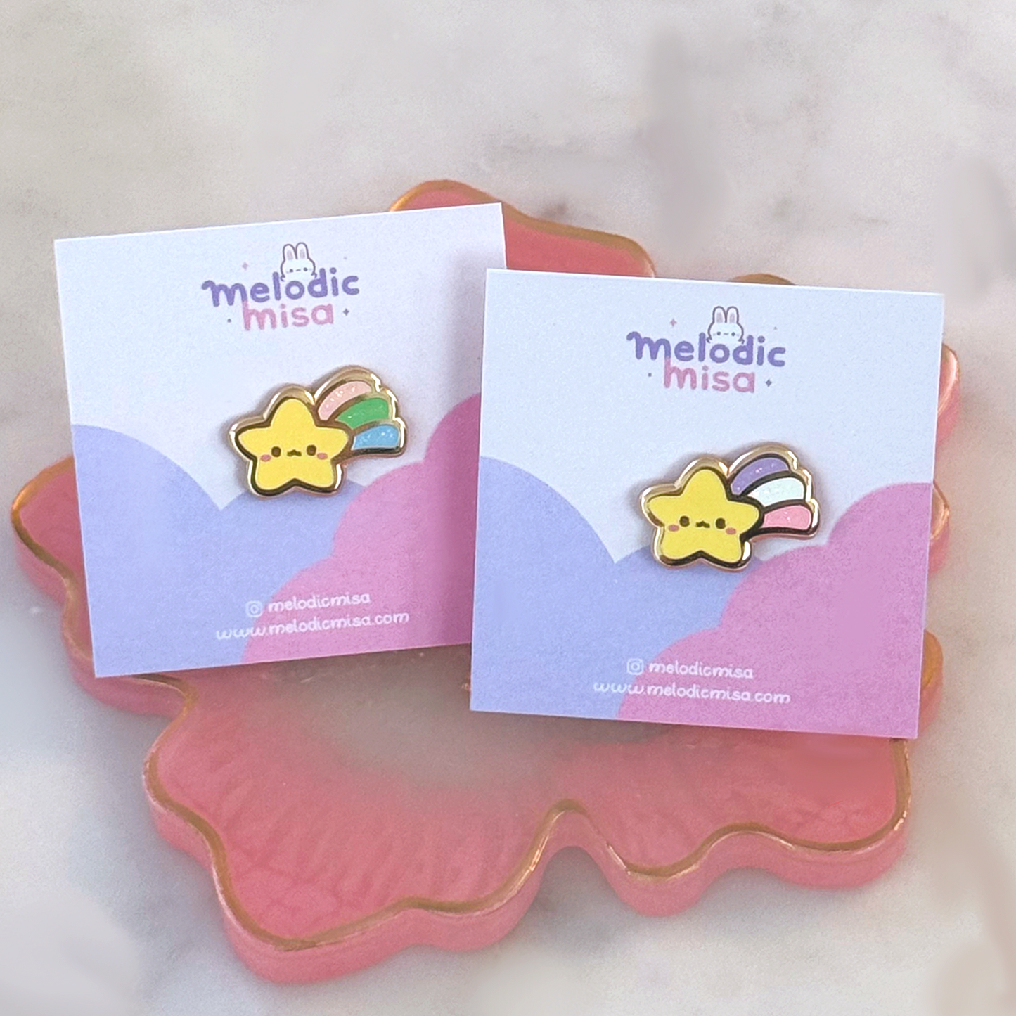 Shooting Star Enamel Pin