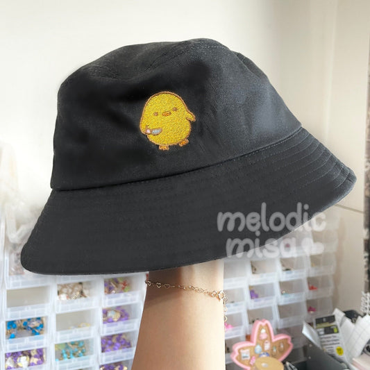 Embroidered Stabby Duck Bucket Hat